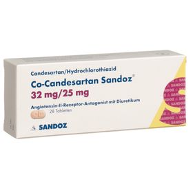 CO-CANDESARTAN Sandoz Tabl 32/25 mg SDO