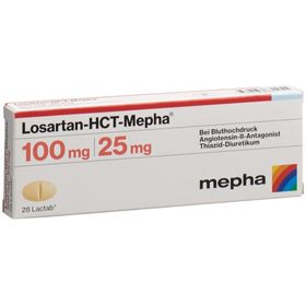 LOSARTAN-HCT Mepha Lactab 100/25mg SDO