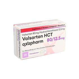 VALSARTAN HCT axapharm 80/12.5 mg SDO