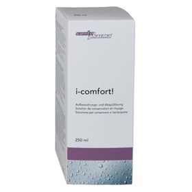 contopharma® i-comfort ! - Solution de conservation et rinçage pour lentilles de contact rigides, perméables aux gaz