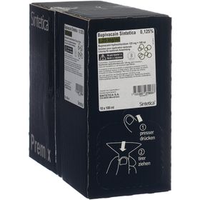 BUPIVACAIN Sintetica 1.25 mg/ml 100ml Btl 10 Stk