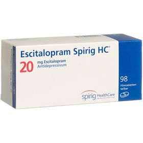 ESCITALOPRAM Spirig HC Filmtabl 20 mg SDO