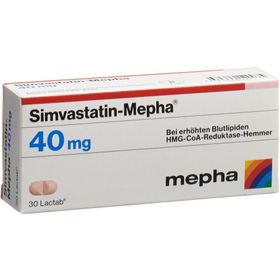 SIMVASTATIN Mepha Lactab 40 mg SDO