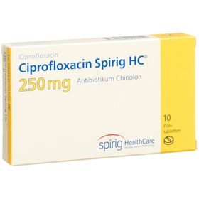 CIPROFLOXACIN Spirig HC Filmtabl 250 mg SDO