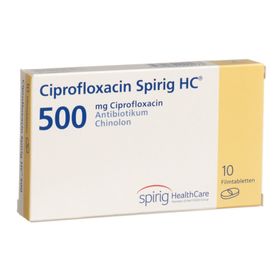 CIPROFLOXACIN Spirig HC Filmtabl 500 mg SDO