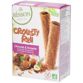 Bisson Crousty Roll Bio mit Schokolade und Haselnüssen