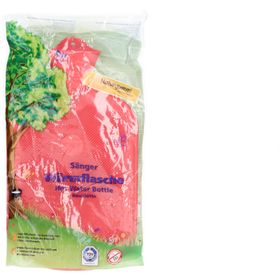 SÄNGER Wärmflasche 2L Lamelle 1 Seite rot
