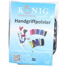 KÖNIG Rembourrage de poignée béquilles noir velcro