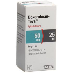 DOXORUBICIN Teva 50 mg/25ml SDO