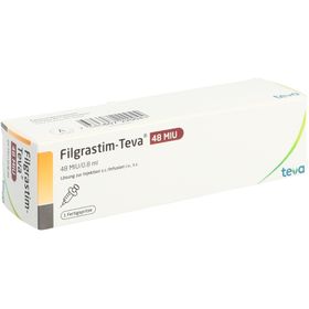 FILGRASTIM Teva 48 Mio E/0.8ml SDO