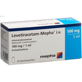 LEVETIRACETAM Mepha 500 mg/5ml SDO
