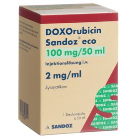 DOXORUBICIN Sandoz eco 100 mg/50ml SDO