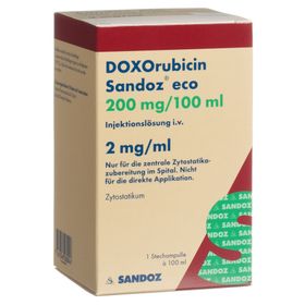 DOXORUBICIN Sandoz eco 200 mg/100ml SDO
