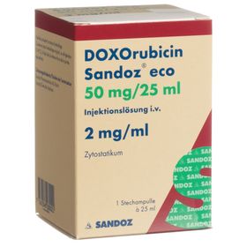 DOXORUBICIN Sandoz eco 50 mg/25ml SDO