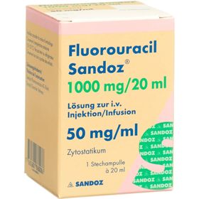 FLUOROURACIL Sandoz 1000 mg/20ml SDO