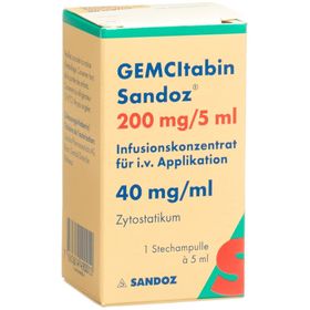 GEMCITABIN Sandoz Inf Konz 200 mg/5ml SDO
