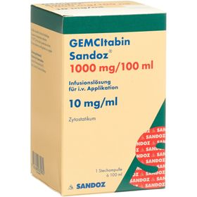 GEMCITABIN Sandoz Inf Lös 1000 mg/100ml SDO