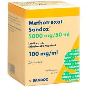 METHOTREXAT Sandoz Inf Konz 5000 mg SDO