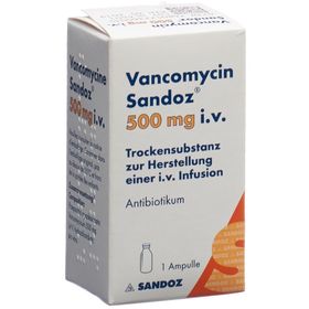 VANCOMYCIN Sandoz Trockensub 500 mg i.v. SDO