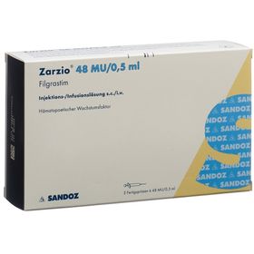 ZARZIO Inj Lös 48 Mio E/0.5ml SDO