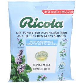 Ricola bonbons à la menthe glacier sans sucre