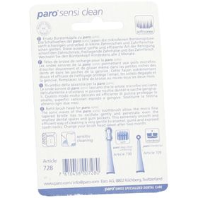 PARO sensi-clean Ersatzzahnbürste Schall 2 Stk