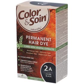 Color & Soin® Permanente Haarfarbe 2A Azure Black