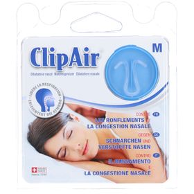 CLIPAIR Dilatateur nasal M contre les ronflements et la congestion nasale