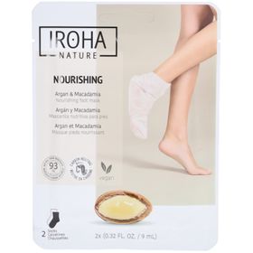 IROHA Nature Masque Pieds Nourrissant Chaussettes Argan & Macadamia