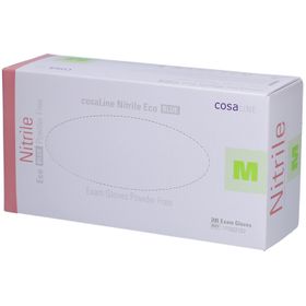cosaLine® Untersuchungshandschuhe M Nitril Eco blau puderfrei