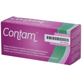 Contam® Tampon pour incontinence urinaire et troubles de la statique pelvienne Extra / Extra-Plus / Super-Plus