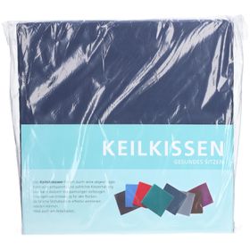 SUNDO Keilkissen 370 x 370 x 70 / 20 mm blau