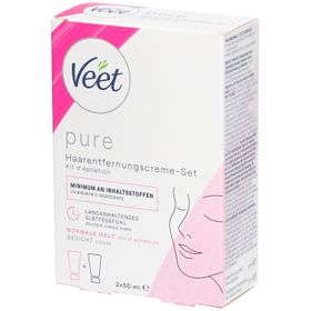 VEET Pure Kit d'épilation visage