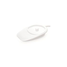 VITILITY Bettpfanne mit Deckel weiss