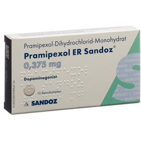 PRAMIPEXOL ER Sandoz Ret Tabl 0.375 mg SDO