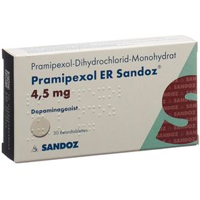 PRAMIPEXOL ER Sandoz Ret Tabl 4.5 mg SDO