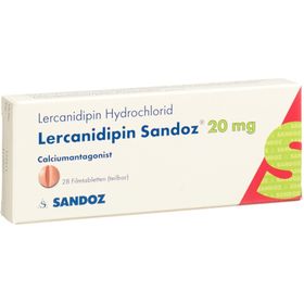 LERCANIDIPIN Sandoz Filmtabl 20 mg SDO