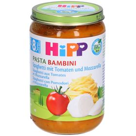 HiPP - Spaghetti bio tomates & mozzarella dès 8 mois