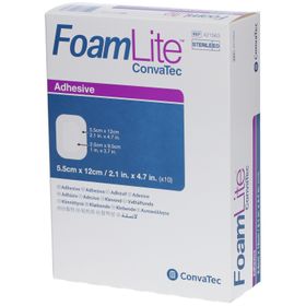 FOAM LITE Convatec Silikon-Schaum 5.5x12cm 10 Stk