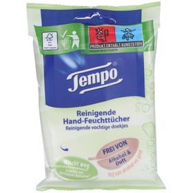 Tempo® Reinigende Hand-Feuchttücher ohne Alkohol und Duft