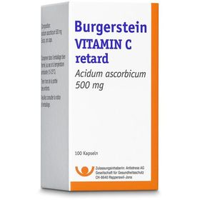 BURGERSTEIN Vitamin C Ret Kaps 500 mg Ds 100 Stk