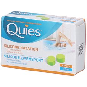Quies Silicone Natation bouchons d’oreilles malléables