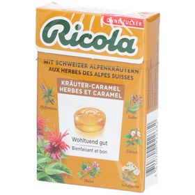 RICOLA Kräuter- und Karamellbonbons