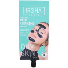 Iroha Nature® Peel-Off Gesichtsmaske Aktivkohle 18 g – Tiefenreinigung