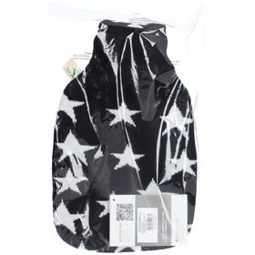 FROSCH Wärmflasche PVC 1.8l Strickbezug Sterne wei