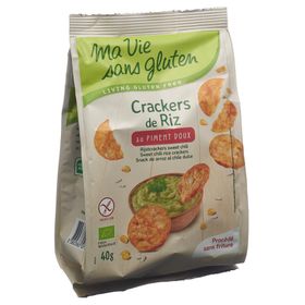 Ma Vie Sans Gluten Crackers de Riz au piment doux