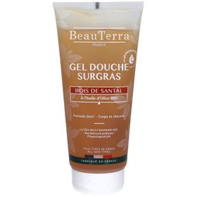 BeauTerra Gel Douche Surgras - Bois de Santal