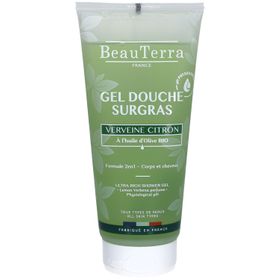 BeauTerra Gel Douche Surgras - Verveine Citron