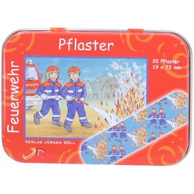 Döll® Boîte de pansements motif pompier 2 avec 20 pansements