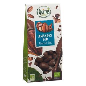 Optimys Bio-Mandeln mit Milchschokolade